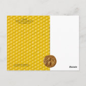 アンティーク蜂蜜蜂の養蜂家,養蜂用はがき ポストカード (裏面)