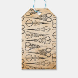 アンティーク裁縫ハサミ スクラップブック ギフトタグ