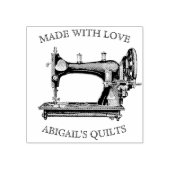 アンティーク裁縫マシン(名前) ラバースタンプ (インプリント)