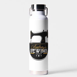 アンティーク裁縫マシンADD NAME Seamstress Tailor ウォーターボトル
