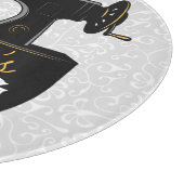 アンティーク裁縫マシンADD NAME Seamstress Tailor カッティングボード (角)