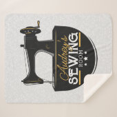 アンティーク裁縫マシンADD NAME Seamstress Tailor シェルパブランケット (正面(横))