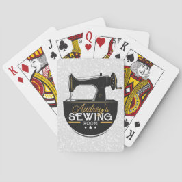 アンティーク裁縫マシンADD NAME Seamstress Tailor トランプ