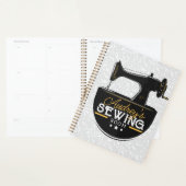 アンティーク裁縫マシンADD NAME Seamstress Tailor プランナー手帳 (ディスプレー)