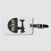 アンティーク裁縫マシンADD NAME Seamstress Tailor ラゲッジタグ (正面横)