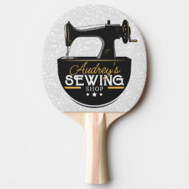 アンティーク裁縫マシンADD NAME Seamstress Tailor 卓球ラケット