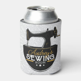 アンティーク裁縫マシンADD NAME Seamstress Tailor 缶クーラー