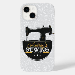 アンティーク裁縫マシンADD NAME Seamstress Tailor Case-Mate iPhone 14ケース