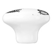 アンティーク裁縫機カスタムの背景色 セラミックノブ (側面)