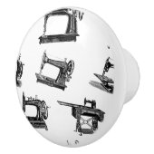 アンティーク裁縫機カスタムの背景色 セラミックノブ (右)