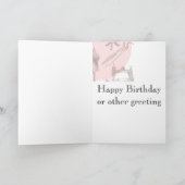 アンティーク裁縫機グリーティングカード カード (内部)