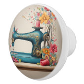 アンティーク裁縫機 セラミックノブ (右)