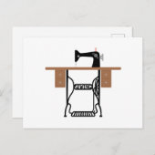 アンティーク裁縫機 ポストカード (正面/裏面)