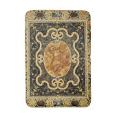 アンティーク装飾イタリアン宝石パターン バスマット (正面縦)