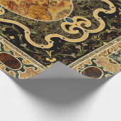 アンティーク装飾イタリアン宝石パターン ラッピングペーパー (角)
