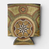 アンティーク装飾木造プリント 缶クーラー (正面)