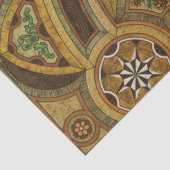 アンティーク装飾木造プリント 薄葉紙 (詳細)