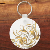 アンティーク装飾華 キーホルダー (正面)