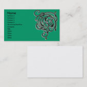 アンティーク装飾華 名刺 (正面/裏面)