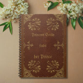 アンティーク製本パーソナライズされた-  ノートブック