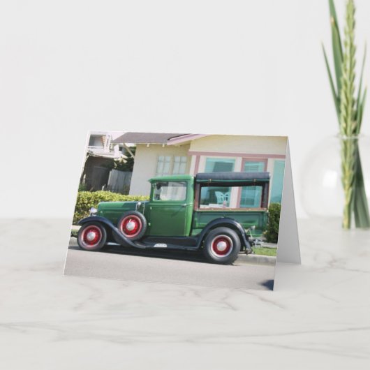 アンティーク誕生日カード カード (正面)