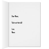 アンティーク誕生日折り畳みグリーティングカード (内側 (右))