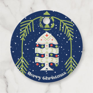 アンティーク調のクリスマスギフトタグ フェイバータグ