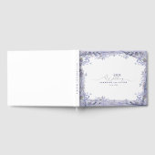 アンティーク調の水彩花嫁ゲストブック ゲストブック (全面)