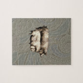 アンティーク豚ヴィンテージスケッチ ジグソーパズル (横)