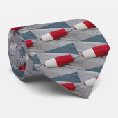 アンティーク赤い白と緑の魚釣り ネクタイ (ロール)