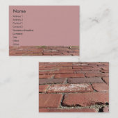 アンティーク赤レンガ 名刺 (正面/裏面)