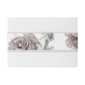 アンティーク赤面ピンクローズ婚約パーティ 招待状ベリーバンド (裏面例)