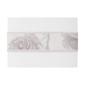 アンティーク赤面ピンクローズ婚約パーティ 招待状ベリーバンド (裏面例)