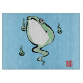 アンティーク起源話ゴングルフロガエル日本のヒキガエル カッティングボード (正面)