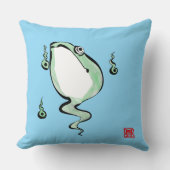 アンティーク起源話ゴングルフロガエル日本のヒキガエル クッション (正面)