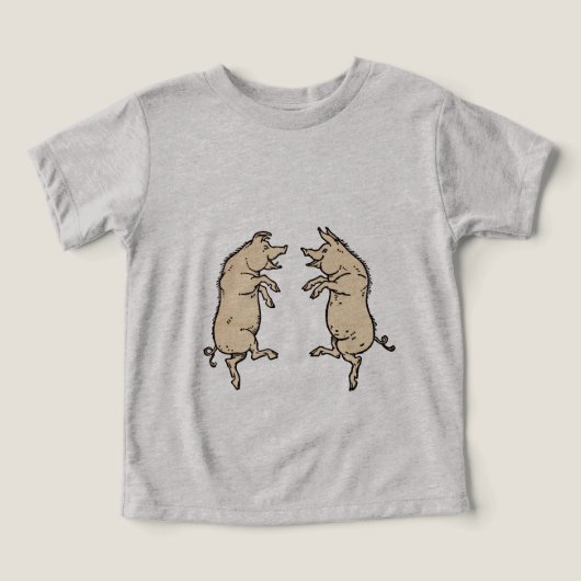 アンティーク踊り豚:お洒落ヴィンテージピギージグ (デザイン正面)