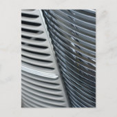 アンティーク車のクロムグリル ポストカード (正面)