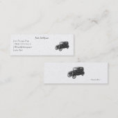 アンティーク車のプロファイル – 名刺 (正面/裏面)
