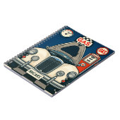 アンティーク車イラストレーション ノートブック (左側)