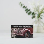 アンティーク車スクラップメタルビズ 名刺 (スタンド正面)