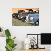 アンティーク車ポスター ポスター (ホームオフィス)