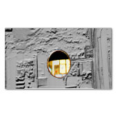 アンティーク車鏡エンボスマグネット名刺 マグネット名刺 (正面)