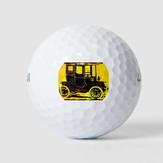 アンティーク車 ゴルフボール (正面)