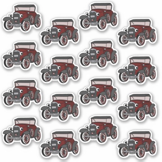 アンティーク車 シール (正面)