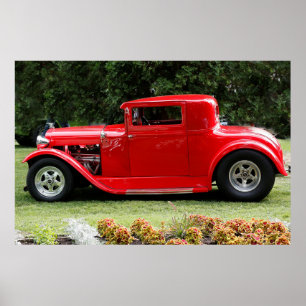 アンティーク車 ポスター