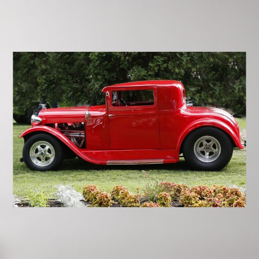 アンティーク車 ポスター (正面)