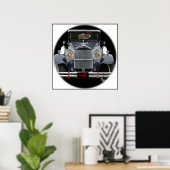 アンティーク車 ポスター (ホームオフィス)