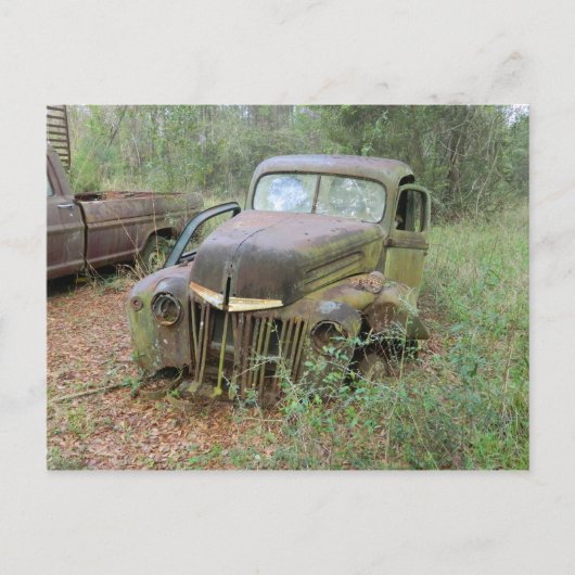 アンティーク車 ポストカード (正面)