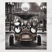 アンティーク車 ワインラベル (シングルラベル)