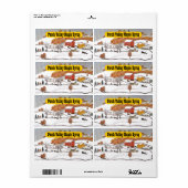 アンティーク農村フォークアートラベルファーム製品 ラベル (フルシート)